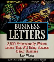 Cover of: Streetwise business letters: 2,500 professionally-written letters that will bring success to your business
