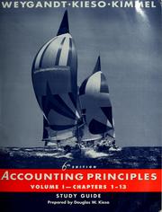 Cover of: Study guide to accompany Accounting principles 6th edition, volume 1 / chapters 1-13