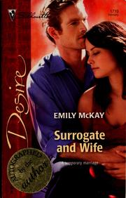 Cover of: Surrogate and wife