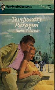 Cover of: Temporary paragon. by Emma Goldrick