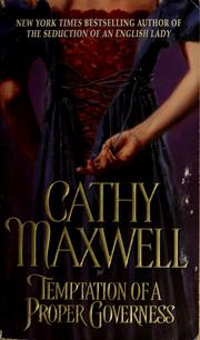 Temptation of a Proper Governess by Cathy Maxwell