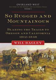 Cover of: Overland West by Will Bagley, Will Bagley