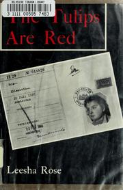 Cover of: The tulips are red