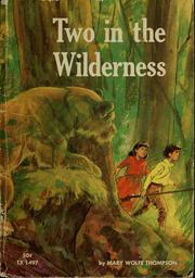 Cover of: Two in the wilderness