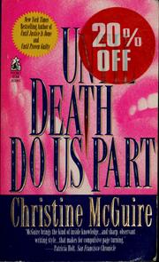 Cover of: Until death do us part by Christine McGuire