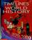 Cover of: Usborne timelines of world history