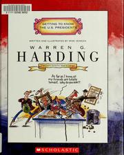 Cover of: Warren G. Harding: twenty-ninth president, 1921-1923