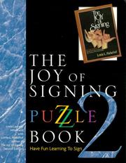 Cover of: The Joy of Signing Puzzle Book 2