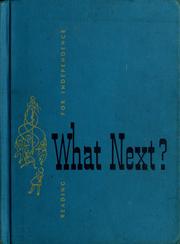 Cover of: What next ? by A. Sterl Artley