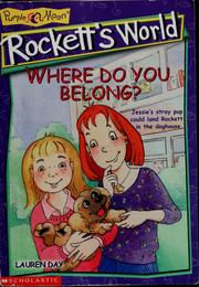 Cover of: Where do you belong?