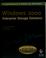 Cover of: Windows 2000 enterprise storage solutions