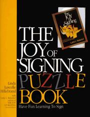 Cover of: The Joy of Signing Puzzle Book/02Tc0676