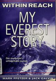 Cover of: Within reach: my Everest story