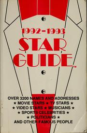 Cover of: 1992-93 star guide