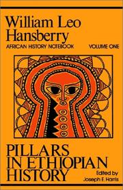 Cover of: Pillars in Ethiopian History