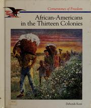 Cover of: African-Americans in the thirteen colonies