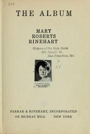 Cover of: The album by Mary Roberts Rinehart