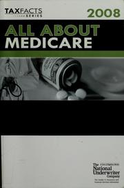 Cover of: All about Medicare, 2008