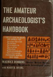 Cover of: The amateur archaeologist's handbook