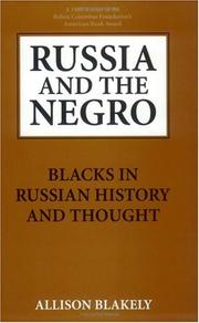 Russia and the Negro by Allison Blakely