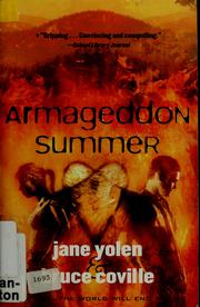 Cover of: Armageddon summer by Jane Yolen