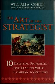 Cover of: The art of the strategist by Cohen, William A.