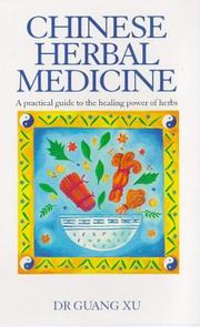 Cover of: CHINESE HERBAL MEDICINE by 