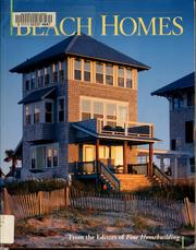 Cover of: Beach homes by from the editors of Fine homebuilding
