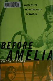 Cover of: Before Amelia