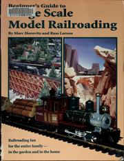Beginner's guide to large scale model railroading