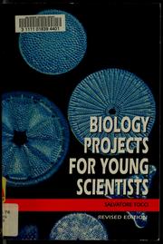 Cover of: Biology projects for young scientists