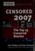 Cover of: Censored 2007