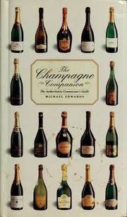 Cover of: The champagne companion by Michael Edwards