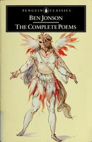 Cover of: The complete poems by Ben Jonson