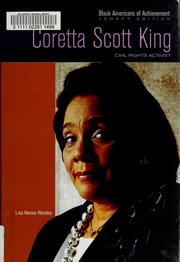 Cover of: Coretta Scott King: civil rights activist