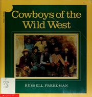Cover of: Cowboys of the wild West