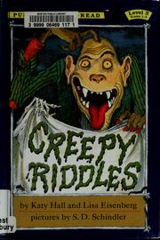 Cover of: Creepy riddles by Katy Hall, Katy Hall