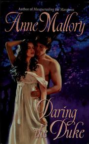 Cover of: Daring the Duke by Anne Mallory