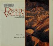 Cover of: Death Valley: a visual interpretation