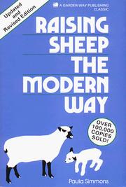 Cover of: Raising sheep the modern way by Paula Simmons