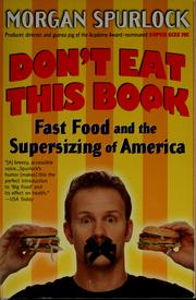 Cover of: Don't eat this book by Morgan Spurlock