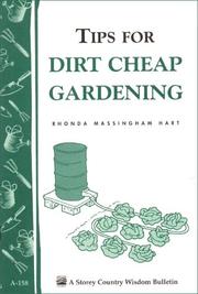 Cover of: Tips for dirt cheap gardening