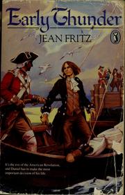 Cover of: Early thunder by Jean Fritz