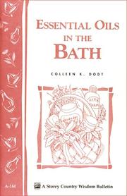 Cover of: Essential oils in the bath