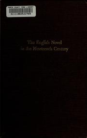 Cover of: The English novel in the nineteenth century by George Goodin, George Goodin