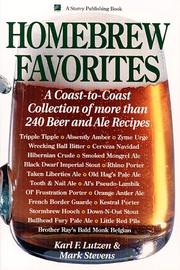 Cover of: Homebrew favorites: a coast-to-coast collection of over 240 beer and ale recipes