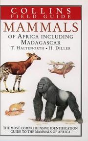 Cover of: Mammals of Africa Including Madagascar by Theodor Haltenorth, Helmut Diller