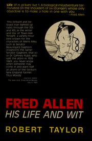 Cover of: Fred Allen by Taylor, Robert