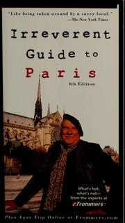 Cover of: Frommer's irreverent guide to Paris