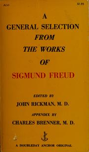 Cover of: A general selection from the works of Sigmund Freud by Sigmund Freud